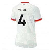 Liverpool Virgil van Dijk #4 Tredjedrakt Dame 2024-25 Kortermet